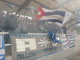 I tifosi fasanesi a Conversano (foto US Fasano)