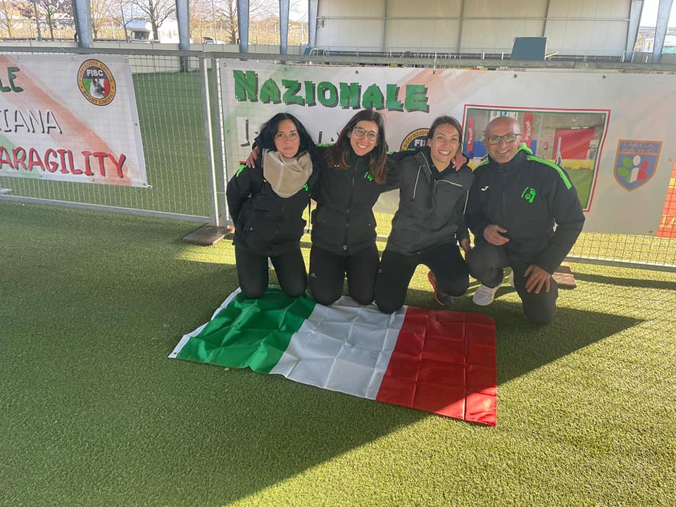 Isabella Spinelli nella Nazionale Italiana Meticci di Agility Dog